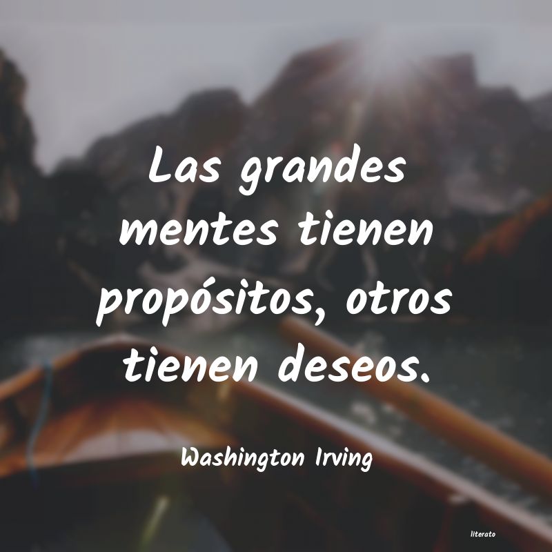 Frases de Washington Irving