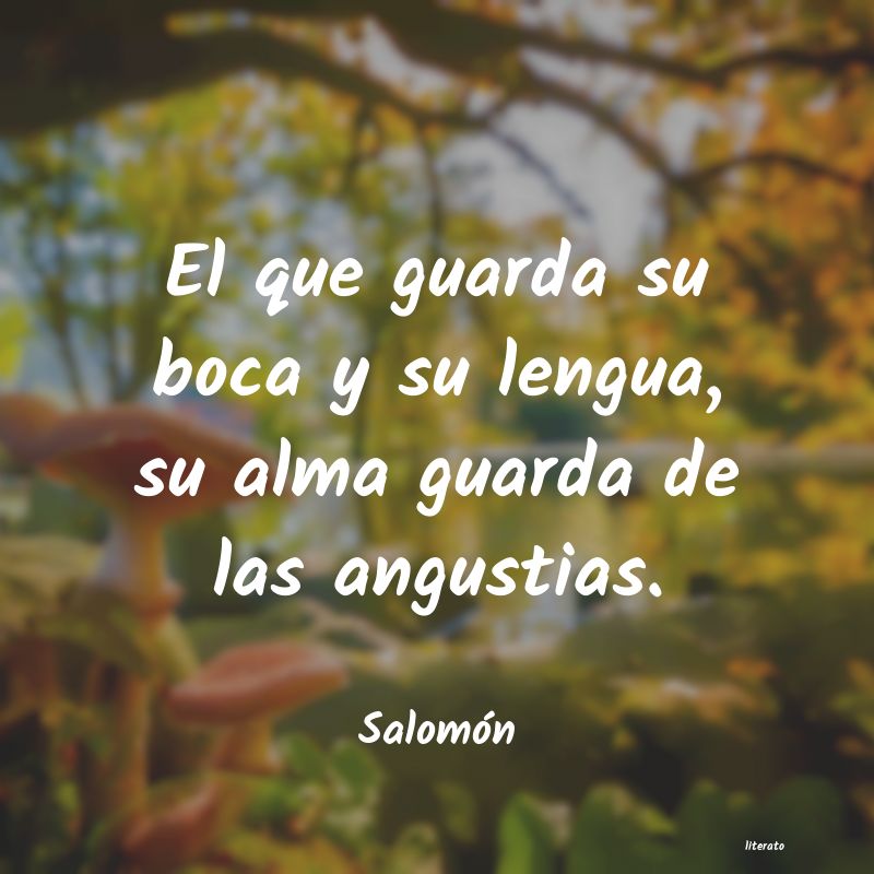 Frases de Salomón