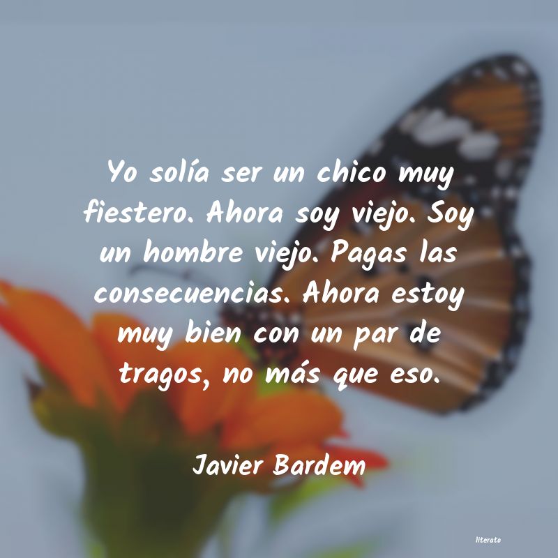 frases de Javier Bardem