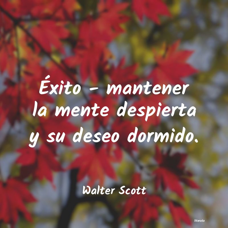 Frases de Walter Scott