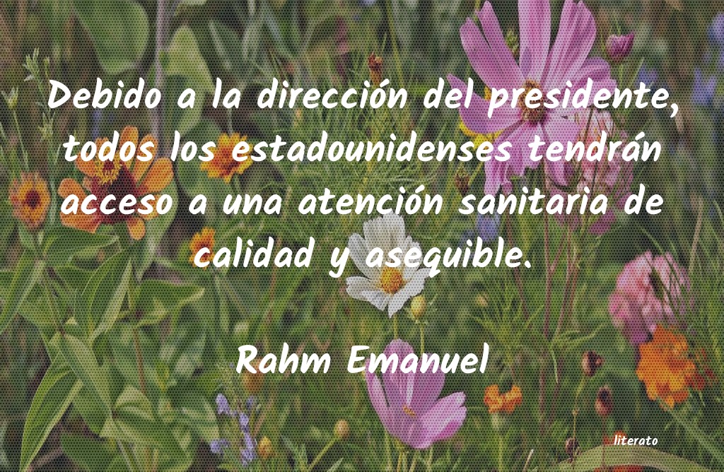 Frases de Rahm Emanuel