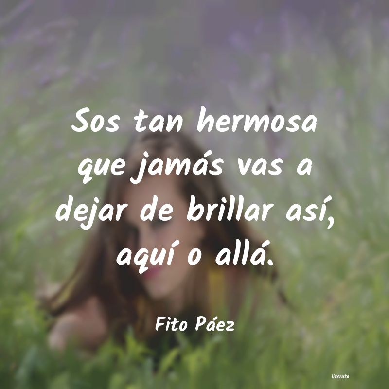 Frases de Fito Páez