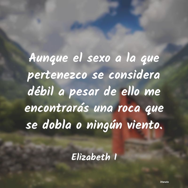 frases de Elizabeth I