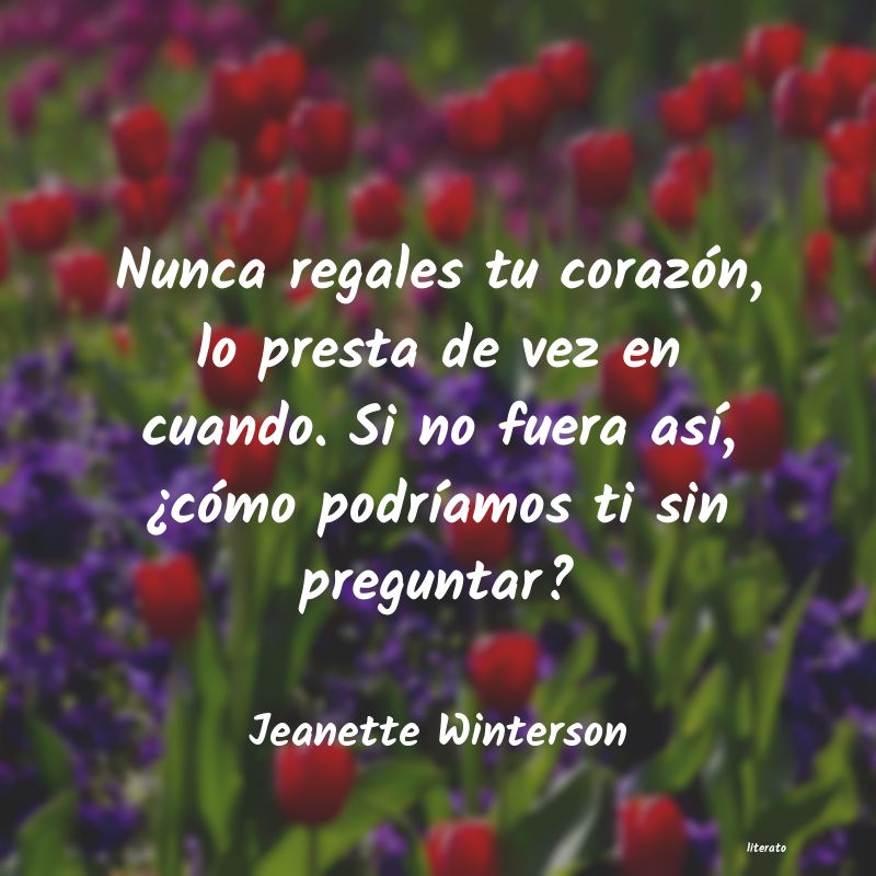 frases de Jeanette Winterson