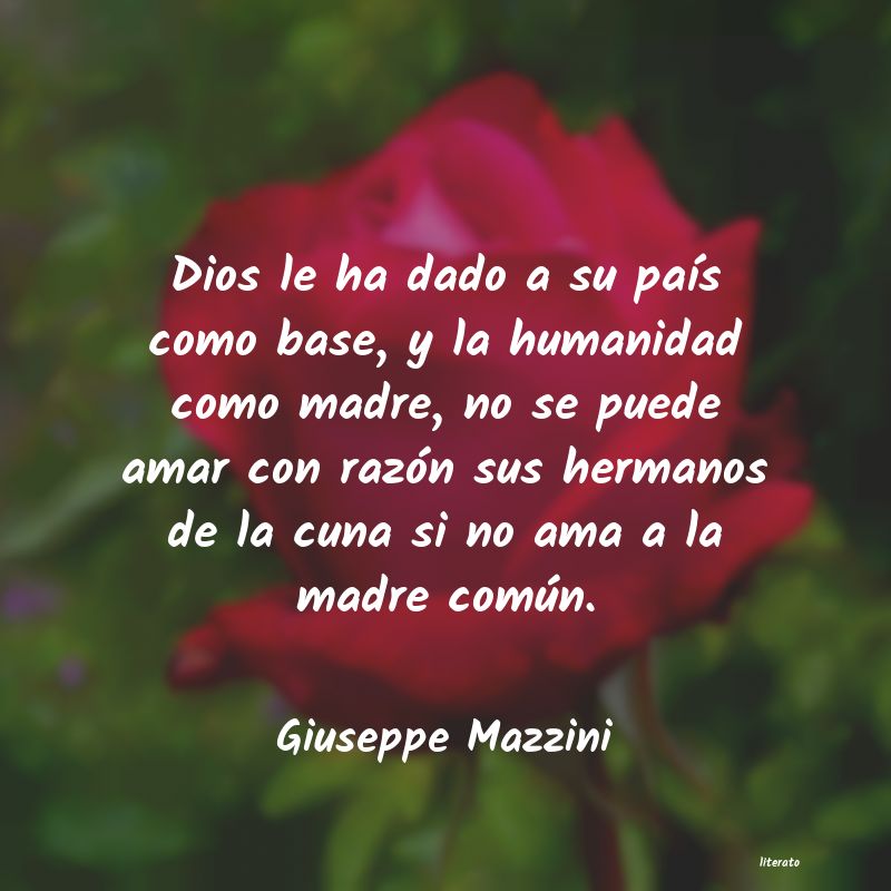 Frases de Giuseppe Mazzini