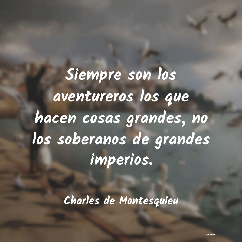 frases de Charles de Montesquieu
