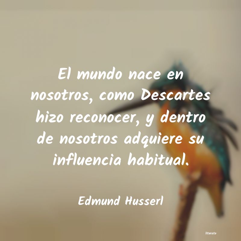 frases de Edmund Husserl
