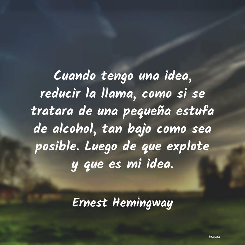 Frases de Ernest Hemingway