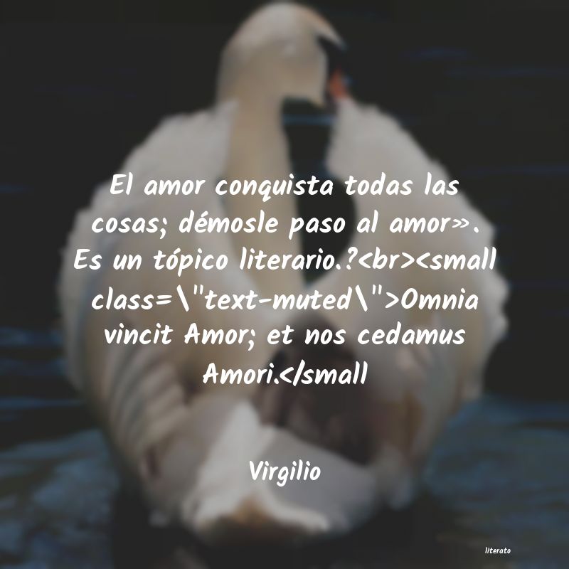 Frases de Virgilio