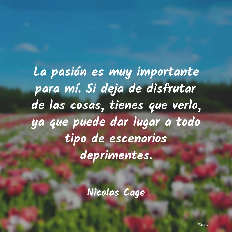 Frases de Nicolas Cage