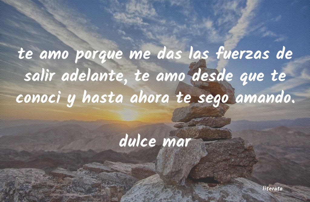 frases de dulce mar