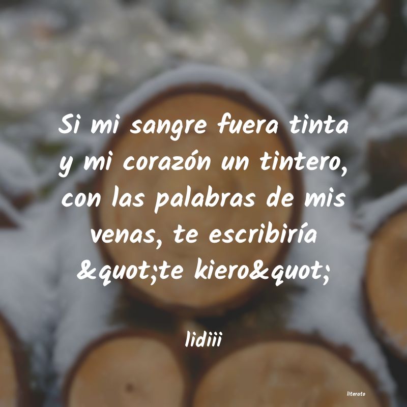 Frases de lidiii