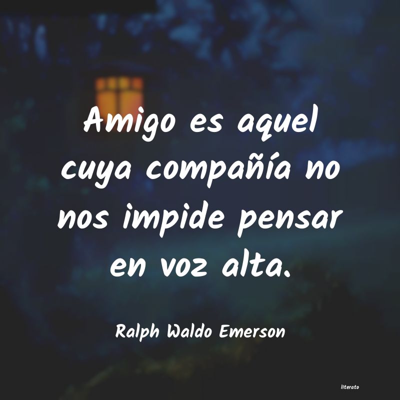 Frases de Ralph Waldo Emerson