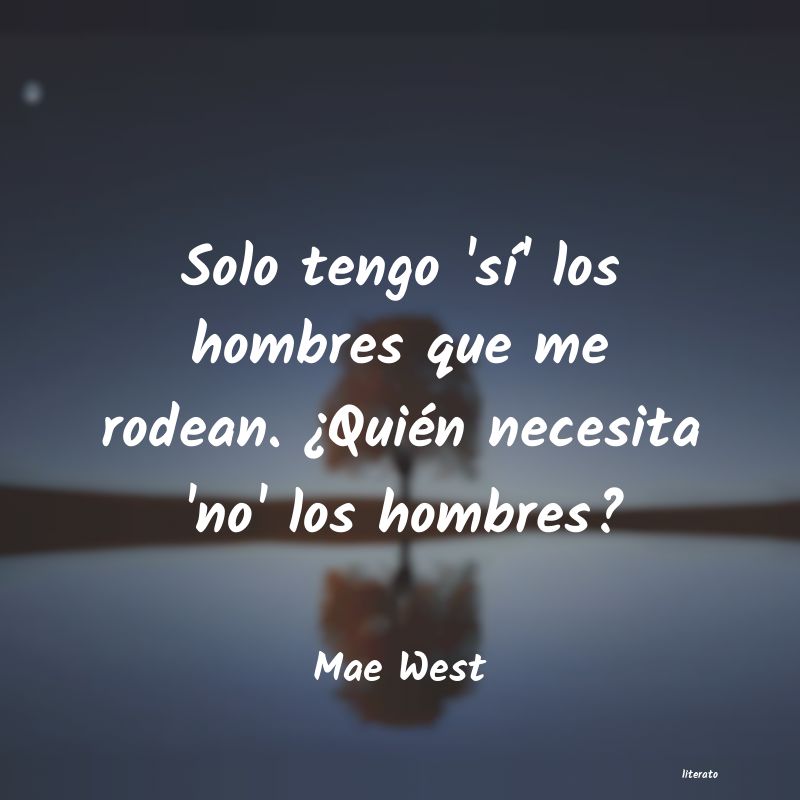 frases de Mae West