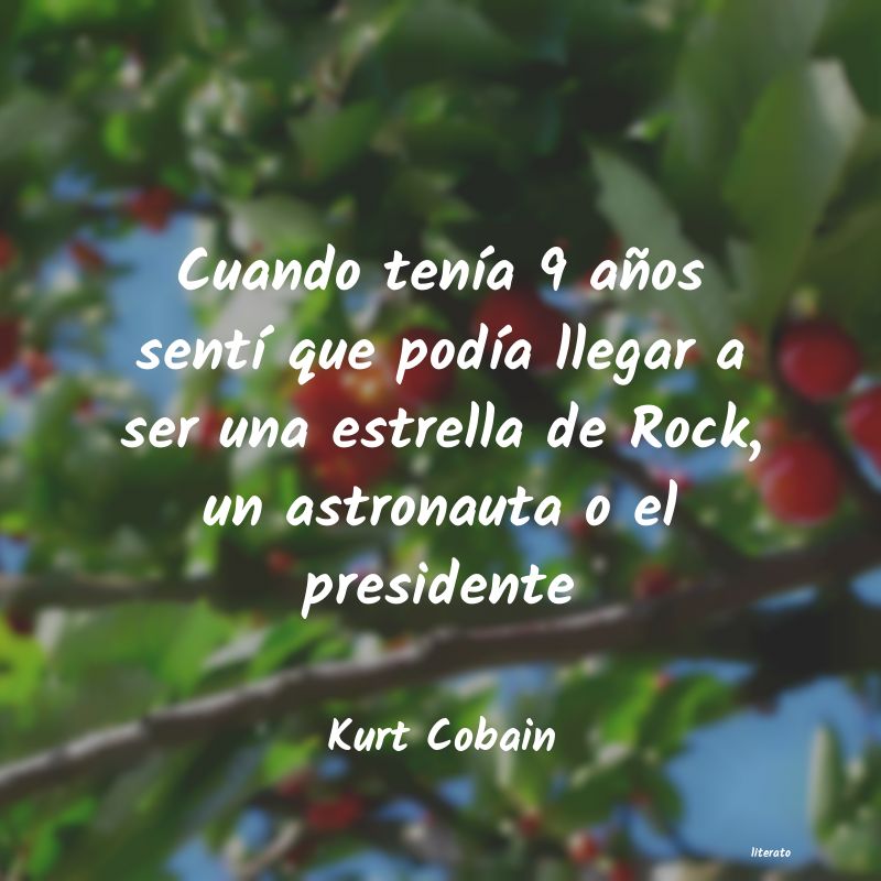frases de Kurt Cobain