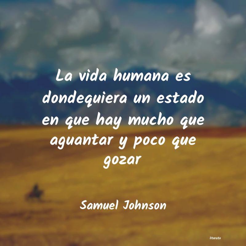 frases de Samuel Johnson
