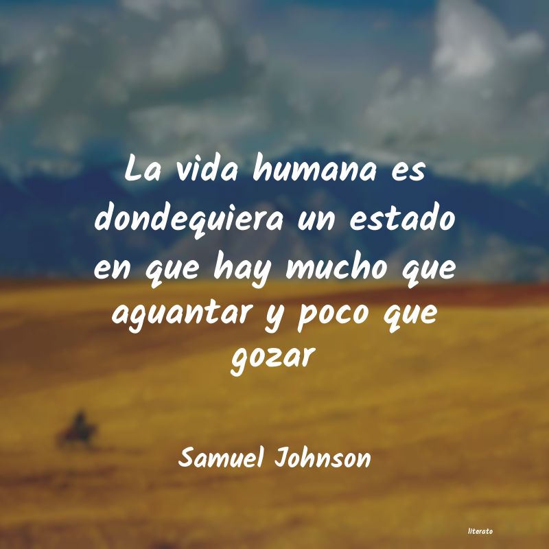 Frases de Samuel Johnson