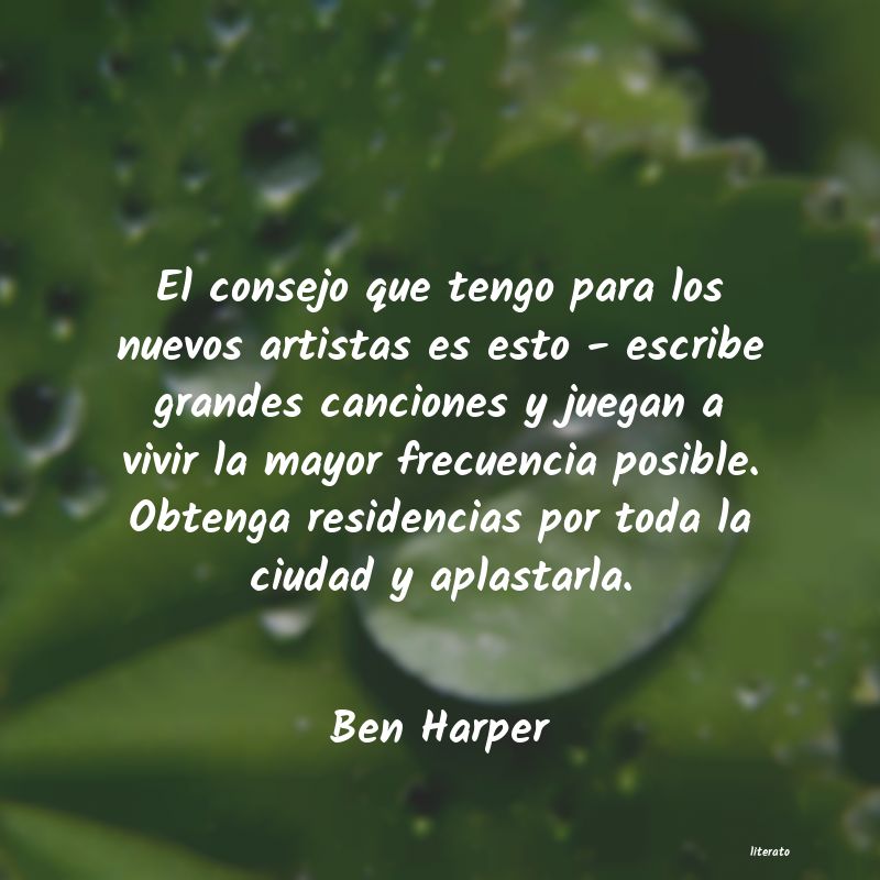 frases de Ben Harper