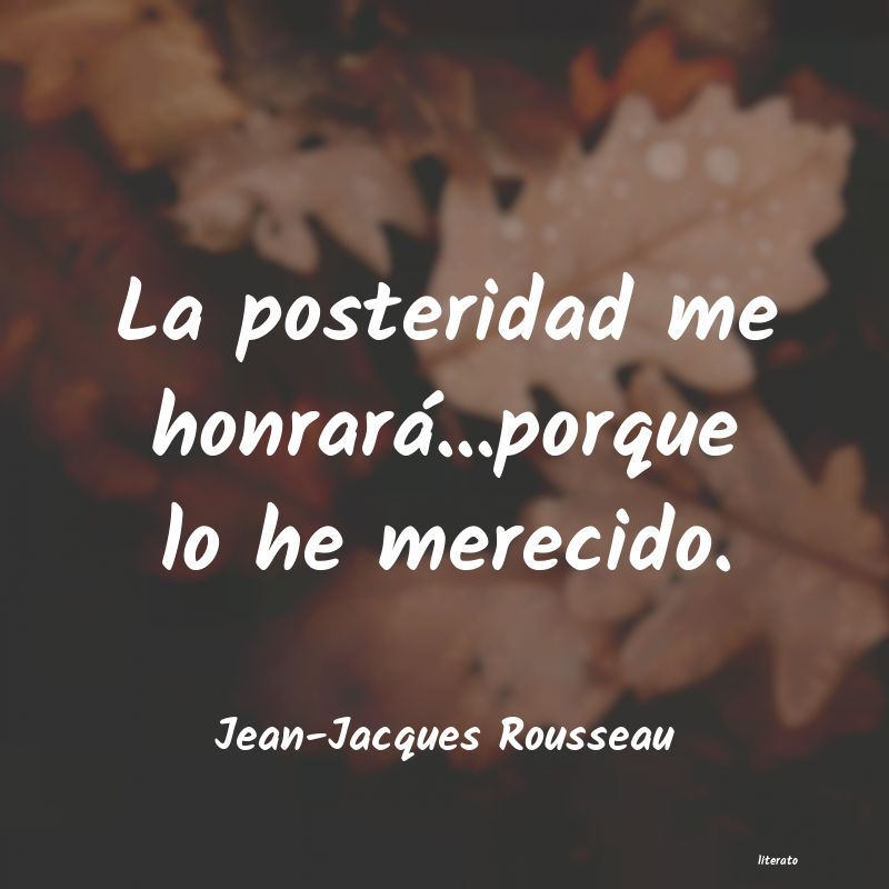 frases de Jean-Jacques Rousseau