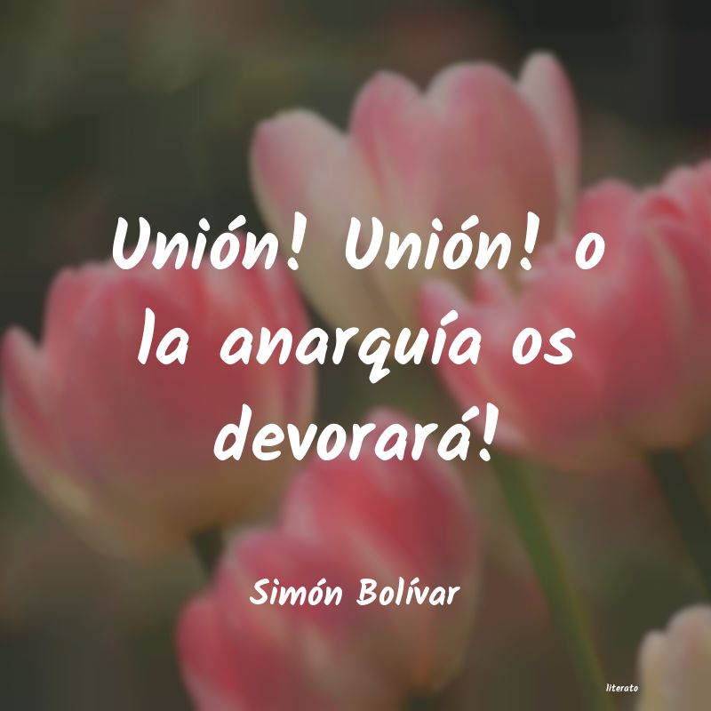 Frases de Simón Bolívar