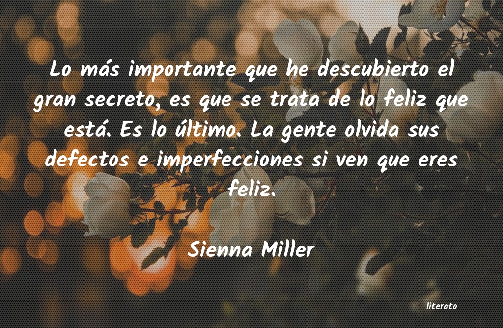 Frases de Sienna Miller