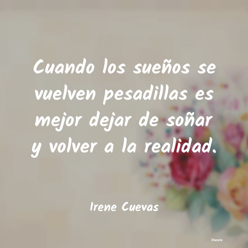 frases de Irene Cuevas