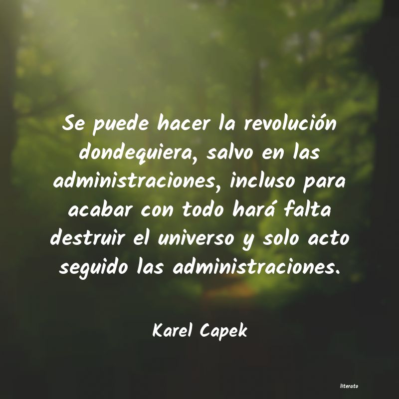 Frases de Karel Capek