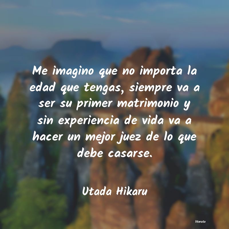 frases de Utada Hikaru