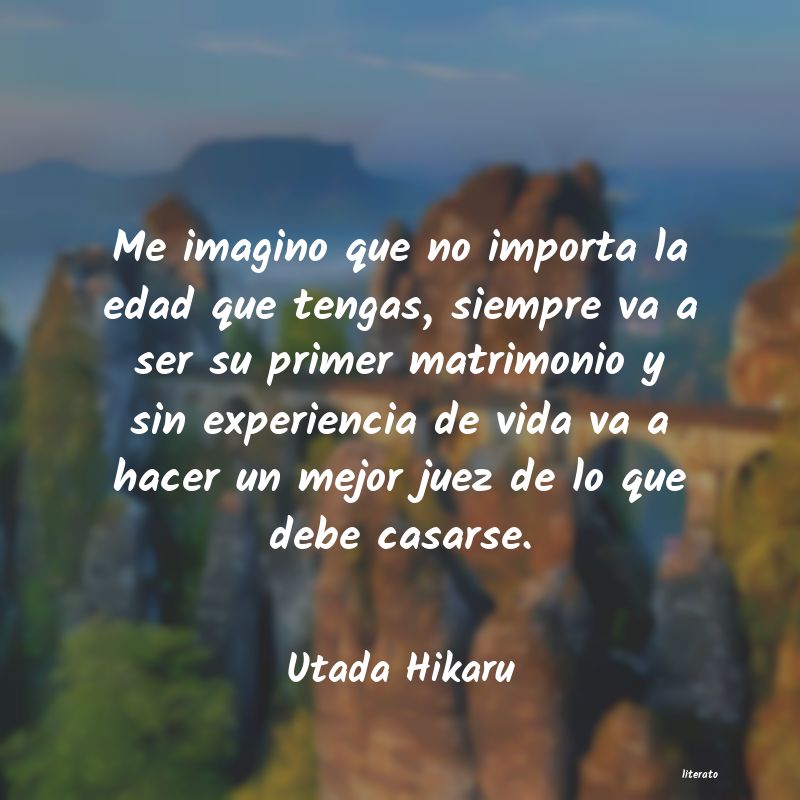 Frases de Utada Hikaru