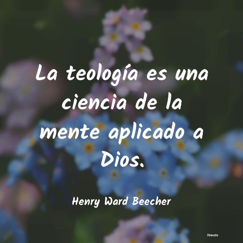 frases de Henry Ward Beecher