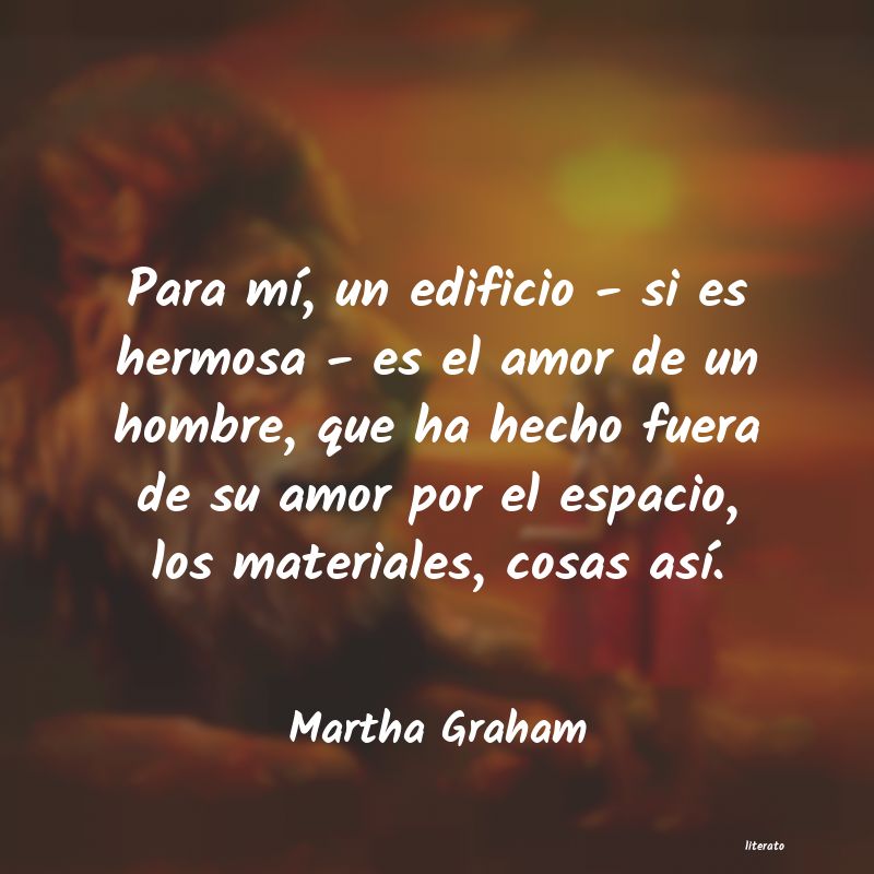 frases de Martha Graham