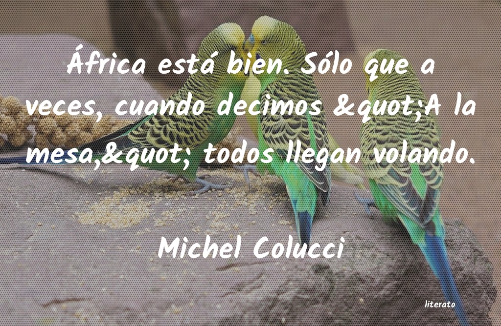 Frases de Michel Colucci