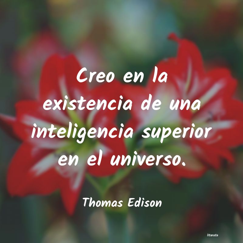 Frases de Thomas Edison