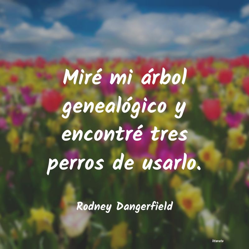 Frases de Rodney Dangerfield