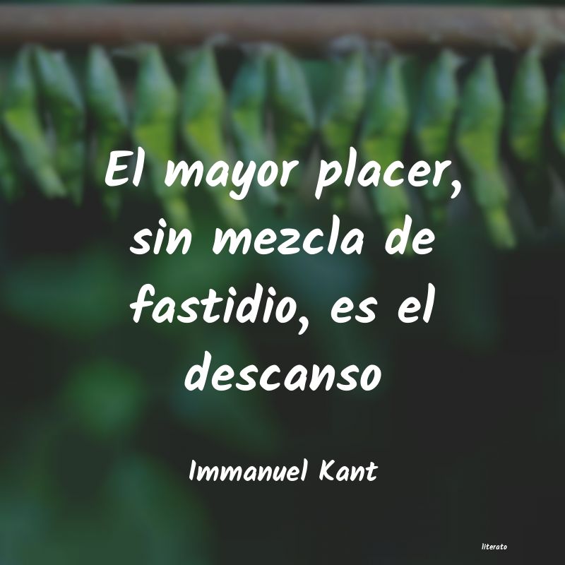 frases de Immanuel Kant
