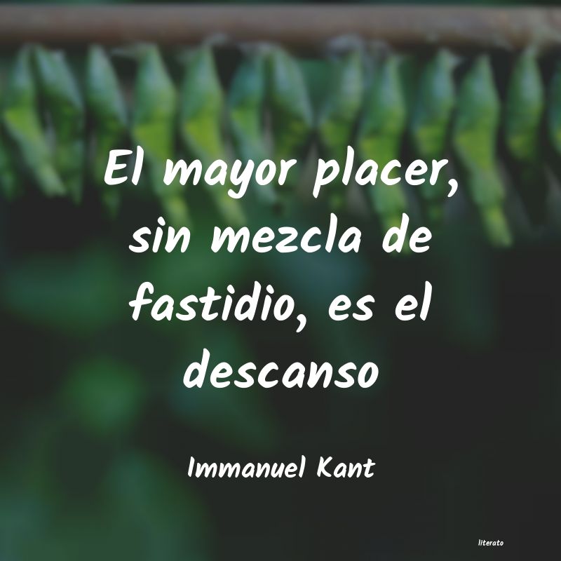 Frases de Immanuel Kant