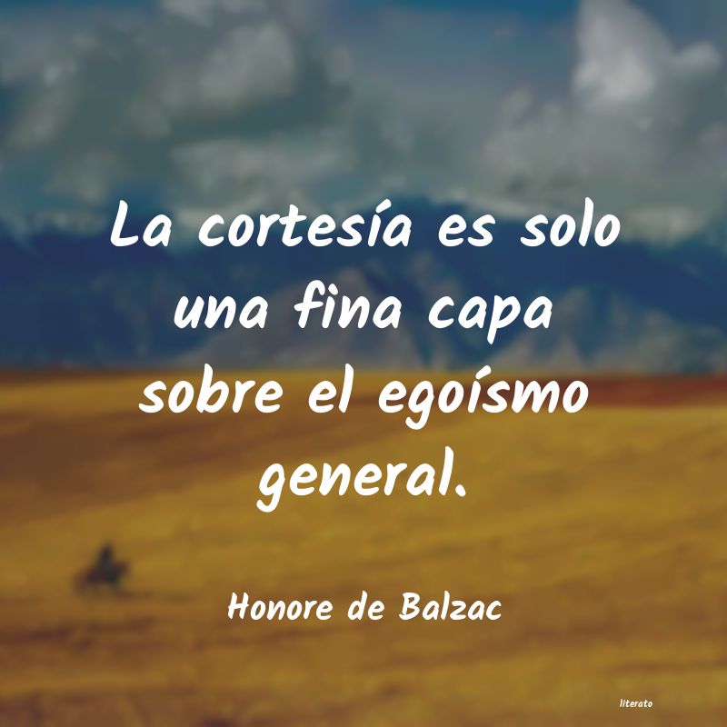 frases de Honore de Balzac