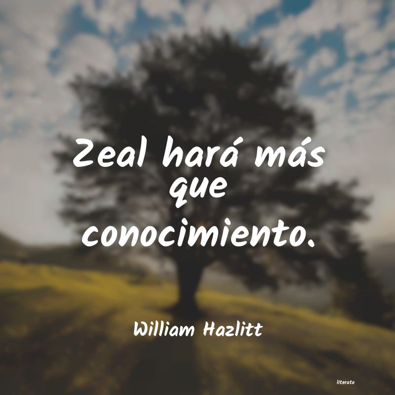 Frases de William Hazlitt