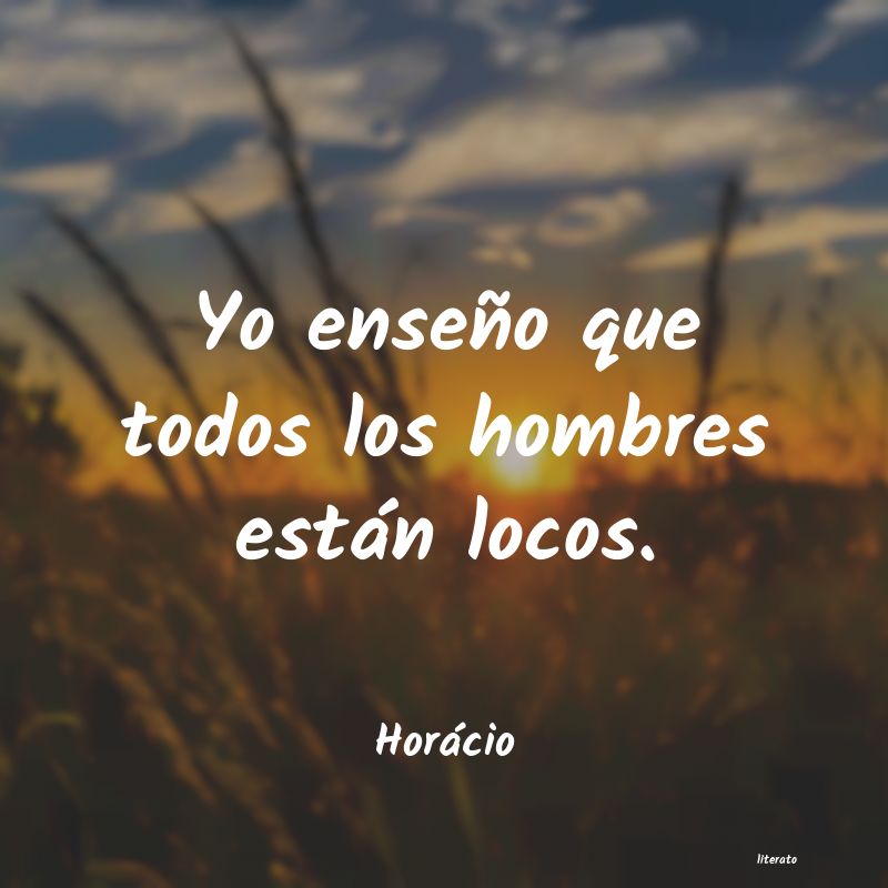 frases de Horácio
