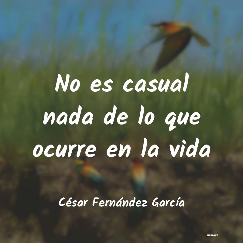 Frases de César Fernández García