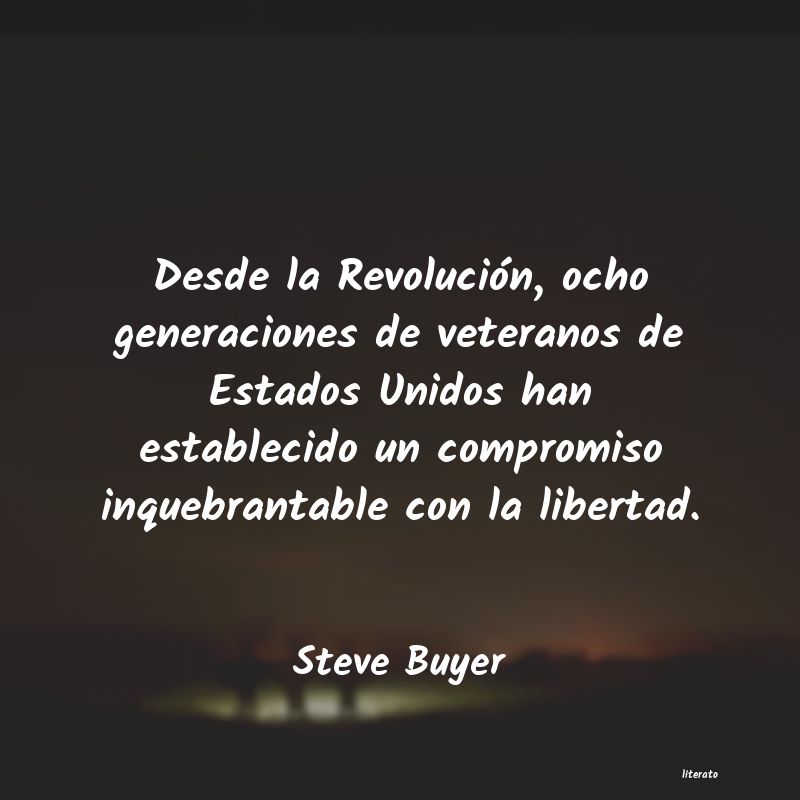 Frases de Steve Buyer