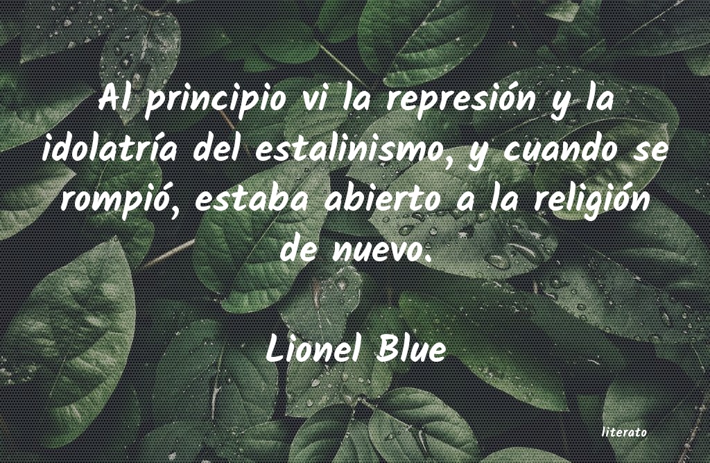 Frases de Lionel Blue