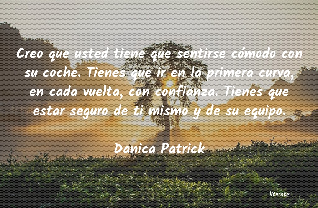 frases de Danica Patrick