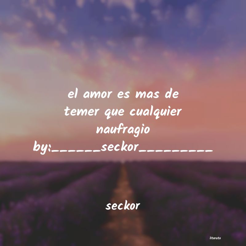 Frases de seckor