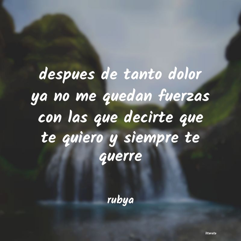 frases de rubya