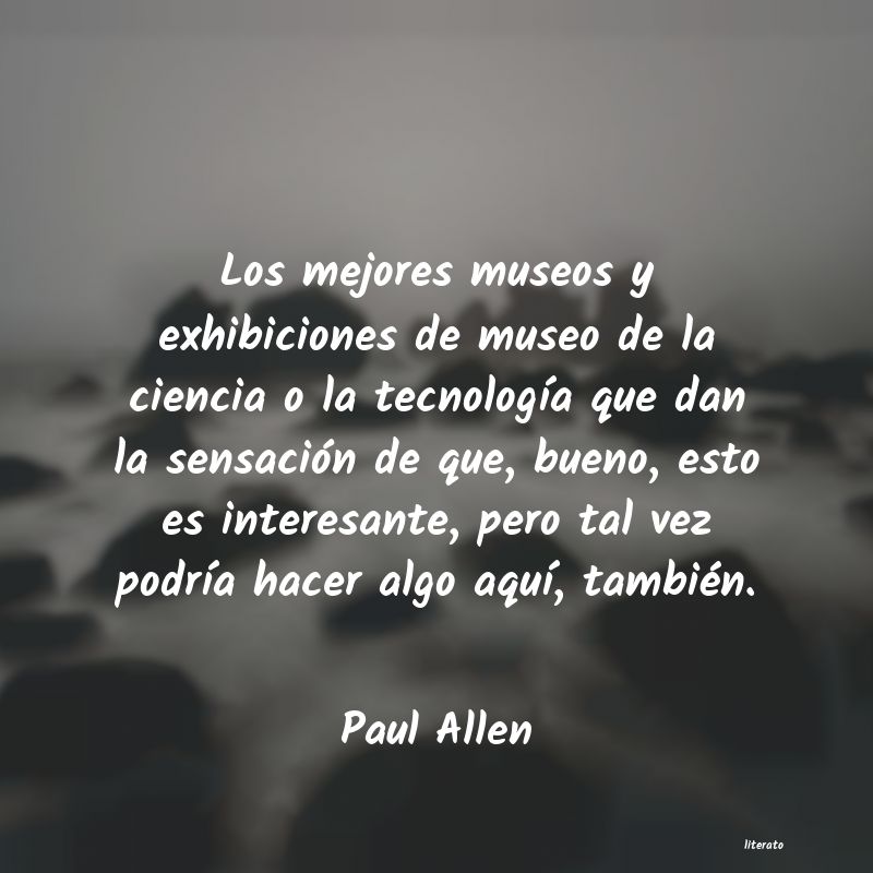 Frases de Paul Allen