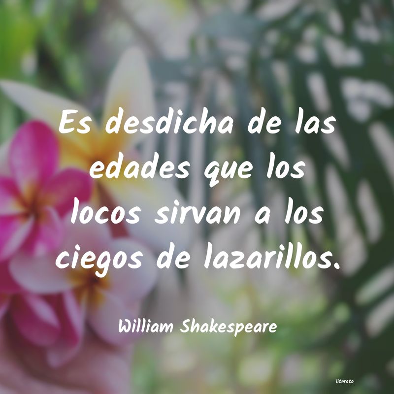 frases de William Shakespeare