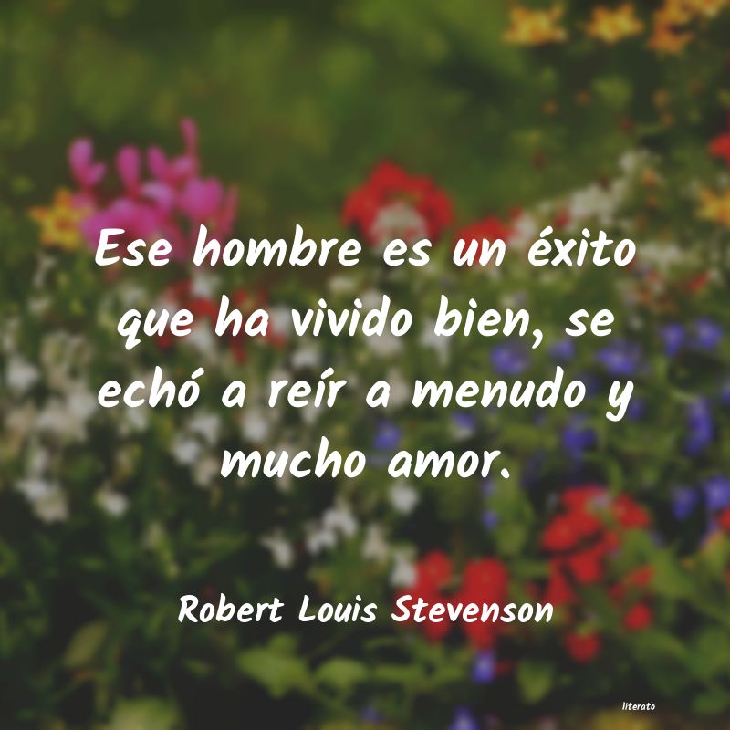 Frases de Robert Louis Stevenson