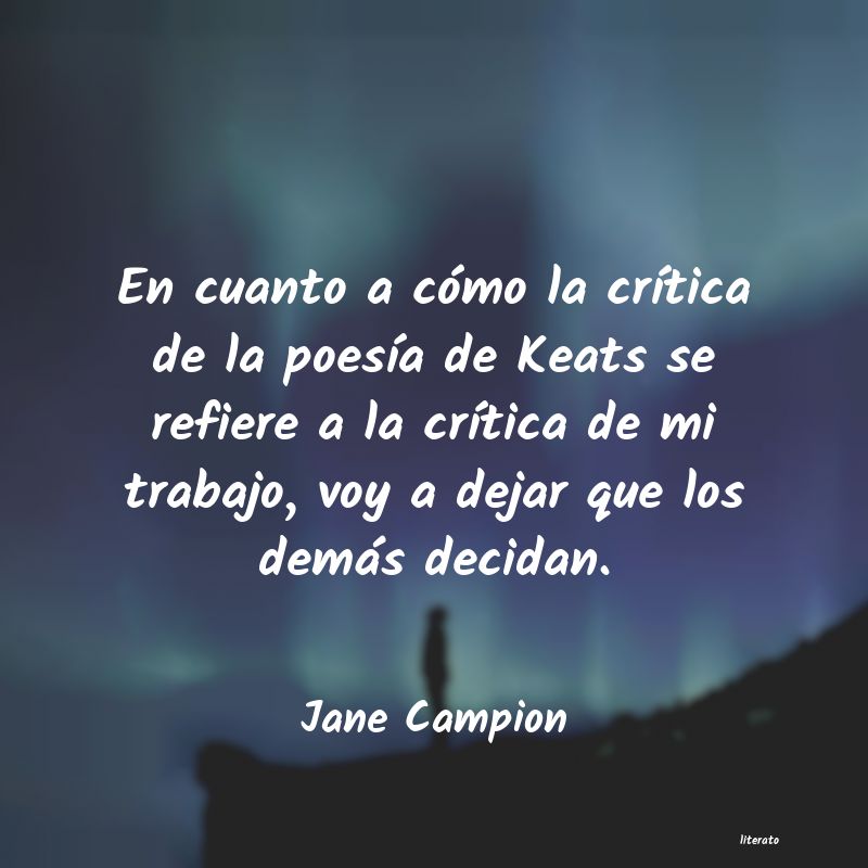 Frases de Jane Campion