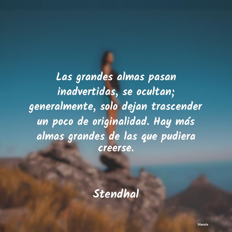 Frases de Stendhal